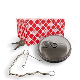 febi bilstein 06056 Lockable Vented Fuel Cap 1 Piece Silver