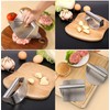 UNI-RHYTHM 2PCS Set,Stainless Steel 5.5 Inch Round Burger Meat Press