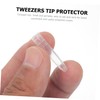VICASKY 200pcs Tweezers Non- Elbow Clip Replacement Cover Brow Tweezers