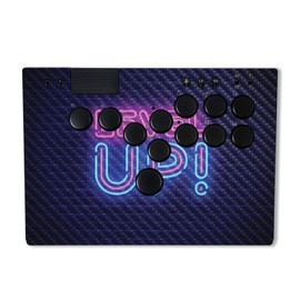 MightySkins Carbon Fiber Skin Compatible with Razer Kitsune - Level Up | Protective, Durable Textured Carbon Fiber Finish | Easy to Apply & Change Styles | Made in The USA