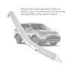 Front Bumper Upper Chrome Trim Glossy Molding Trim Strip Replacement