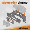 maXpeedingrods Winch Mount Bracket Plate for Polaris