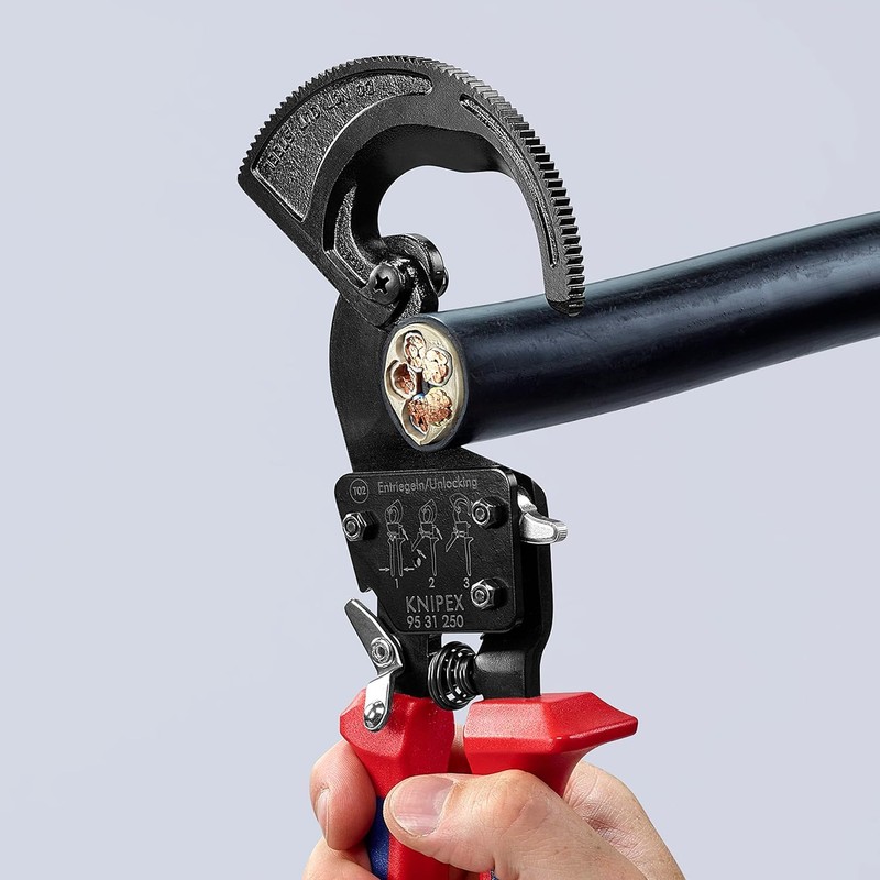 Knipex 95 31 250 Cable Shears Ratchet