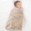 mimixiong 100% Cotton Knitted Cellular Baby Blanket, 100 x 80cm