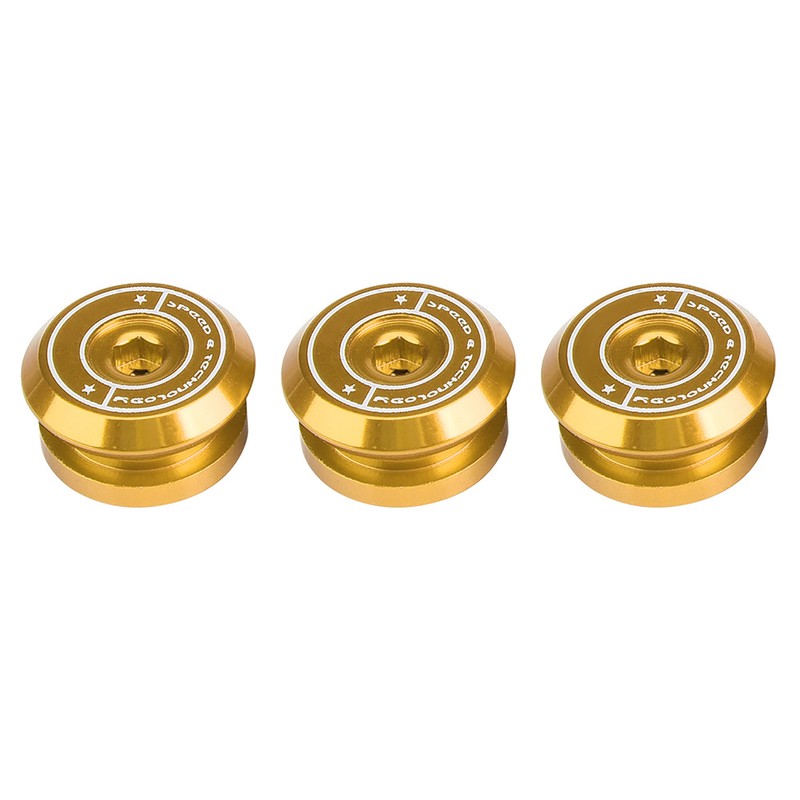 3 Pcs Motorcycle Air Cleaner Bolt Decorative Cover for Yamaha