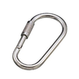 水本 Stainless Carabiner Jumbo (with Chain) Wire Diameter 16 mm Length 229 mm xjb16b