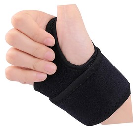 FRCOLOR 2pcs Protective Wrist Brace for Weightlifting Sports Comfortable Gym Strap for Wrist Stabilization Suitable for Basketball Tennis and More Left Right