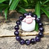 14MM Amethyst Bracelet for Men | Natural Third Eye &