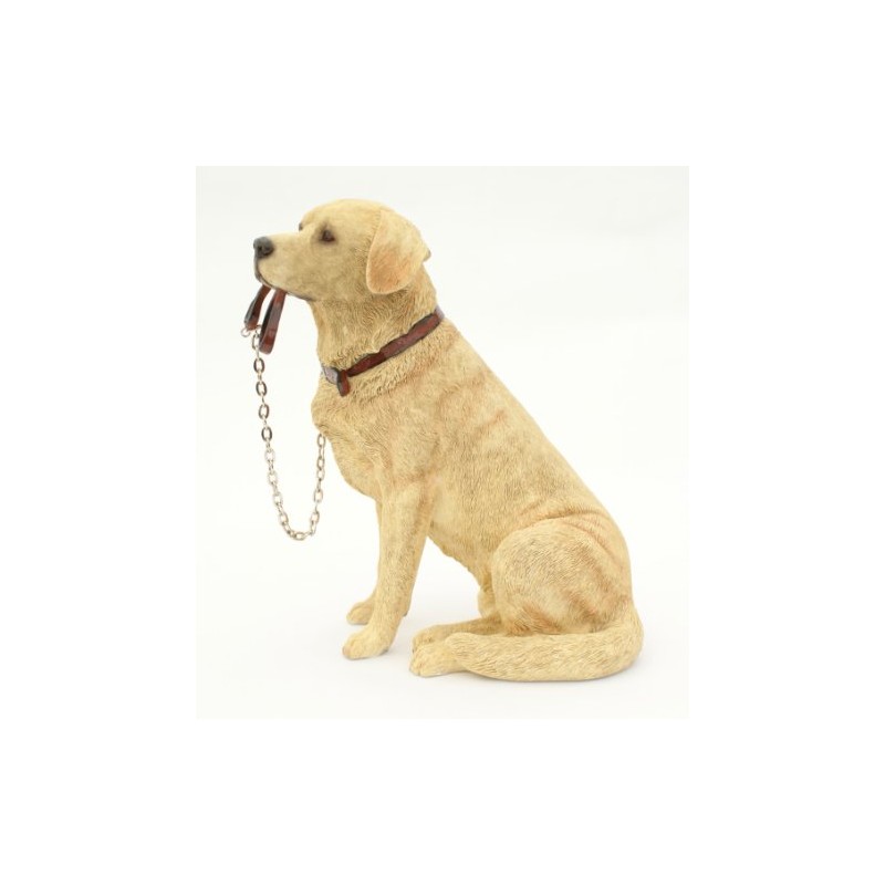 The Leonardo Collection Sitting GOLDEN LABRADOR Dog OrnamentFrom The Walkies