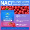 NAC Supplement N-Acetyl Cysteine, Nac Gummies 60pcs, Support Immnue, Liver