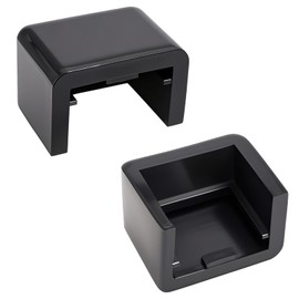 FUSCH Upper Hood Bumper Support, 2PCS Bumper Hood Rest Bushings, Channel Slide on, Compatible with Peterbilt 365, 367, 378, 379, 384, 386 Replace#13-04711 30.4016 M13353