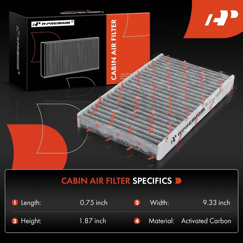 Filtro de aire de cabina A-Premium para Jeep Wrangler 2020-2023
