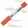 muilsae AF02DB Leather Perfume atomiser, 5ml Bottom Fill Travel Perfume