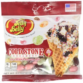 Jelly Belly Assorted Beans - Cold Stone Ice Cream Parlor Mix - 3.1 oz. - 12 Pack