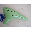 Utopia Ceramic Ocarina Key Lime Yellow Green Alto C Key