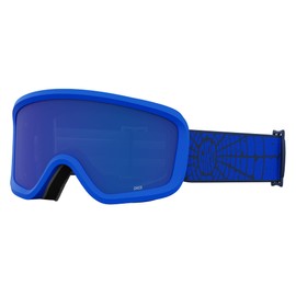 Giro Chico 2.0 Toddler Ski Goggles - Snowboard Goggles for Kids, Boys, and Girls - Trim Blue Solar Flair Strap with Grey Cobalt Lens