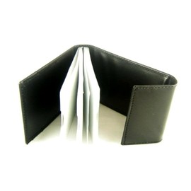 benerini Soft Black Leather Credit Card Holder - Has 18 Credit Card Slots