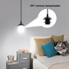 Nizirioo Pack of 4 Lamp Suspension E27, Lamp Socket E27