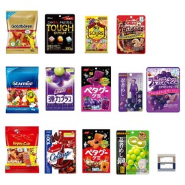ハードグミ 13種 詰め合わせ セット フルーツ味 グレープ味 コーラ味 ドリンク系 グミ 果汁 ペタグー タフ 忍者めし ギフロー商品管理シール