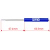 PQY 10Pcs Mini Pocket Screwdriver with Clip Magnetic Slotted Small