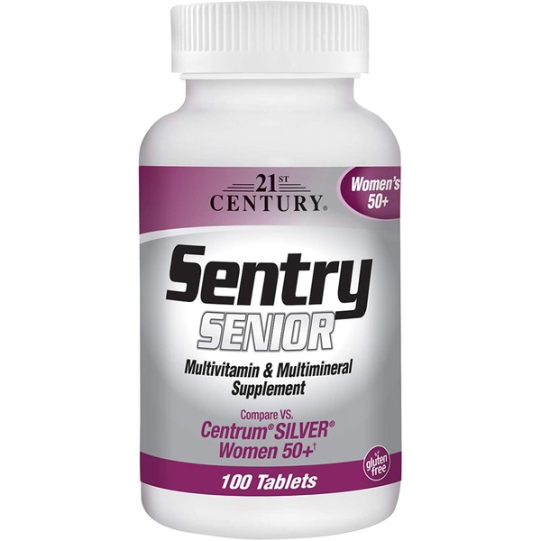 21st Century Sentry Senior Women 50 Plus Tablets, 100 Count (27542)