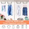 Closet Organizers and Storage, Sturdy Space Saving Hanger for Heavy