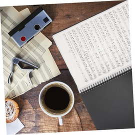 Kisangel Multi Functional Portable Document Organizer for Piano Scores Business Office Use Material Pages Sides Elegant Black Design