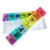 JFA Medical Weekly Pill Box Organiser/Reminder for Medicines Supplements, Vitamins,