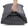 BedLooms Charcoal Pillow Cases 2 Pack - 100% Microfiber Envelope