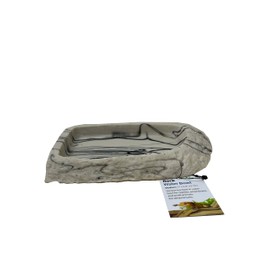 The Bio Dude Medium Rock Water Bowl - Looks Natural and Easy to Clean! Great for Small Snakes, Lizards, Frogs and Tarantulas