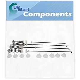 4-Pack W10780048 Washer Suspension Kit Replacement for Whirlpool 2DWTW4800YQ0 Washer - Compatible with W10257088 Washing Machine Suspension Rods