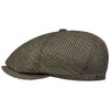 Stetson Silk Houndstooth Flat Cap - Multicoloured Hat in Houndstooth