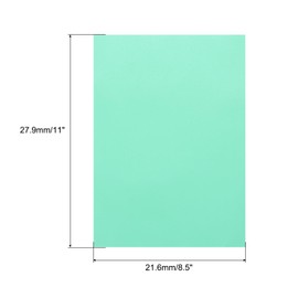 MECCANIXITY Colored Vellum Paper, 50 Sheet Sky Blue Transparency 8.5 x 11 Printable Vellum Paper, Translucent Vellum Sheets for Printing Wedding Invitations Ink Jet Laser Printer