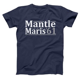 Mantle Maris 1961 New York Election Mens Shirt XXX-Large Navy