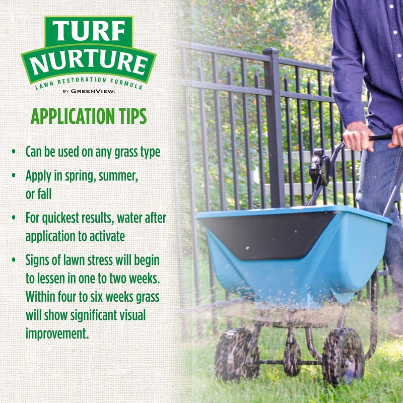 Turf Nurture Lawn Restoration Formula by GreenView Natural Base Lawn