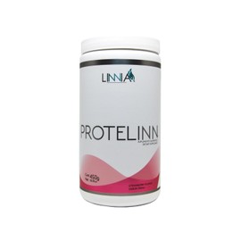 Linnia Proteína Vegetal en Polvo Sabor Fresa 450g | 13 g de Proteína por Porción | Sin Azúcar Añadida | Baja en Calorías | Apta para Dieta Vegana y Low Carb | 60.5 kcal por Porción (Fresa)