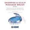 KENT SH1 BLU Scalp Scrubber Hair Brush & Scalp Exfoliator