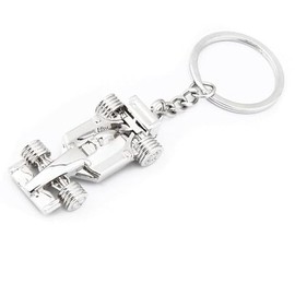Metal Car Keyring Accessories for your Key or Display – Gifts for Fans of Racing, Cars and Formula 1 – Christmas, Easter, Birthday Gifts, Chrome Effect, Sturdy Keychain for Men and Women