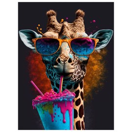 Deer Paint by Numbers, Deer Paint by Numbers Adult, DIY Hand Painted Oil Painting for Home Décor, Gift, 40 x 50 cm