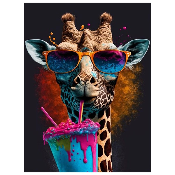 Deer Paint by Numbers, Deer Paint by Numbers Adult, DIY