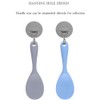 4 PCS One-piece Silicone Rice Spoon Non-stick Meal Scoop Household