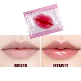Mascarillas Rejuvenecedoras facial y ojos rosas Colágeno (Pack 6 + 3 regalo labios) MONARCA