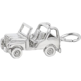 Sterling Silver Jeep Charm