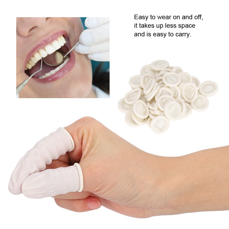 Multi Function Disposable Finger Cots Protective Fingertips Protector Dental Accessory