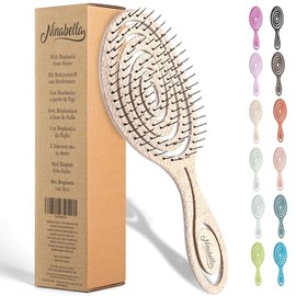 Ninabella Cepillo Pelo Antitirones - Cepillo Pelo Mojado Antirotura para Mujer y Hombre - Peine Antienredos Niños y Niñas - Cepillos para Alisar Cabel
