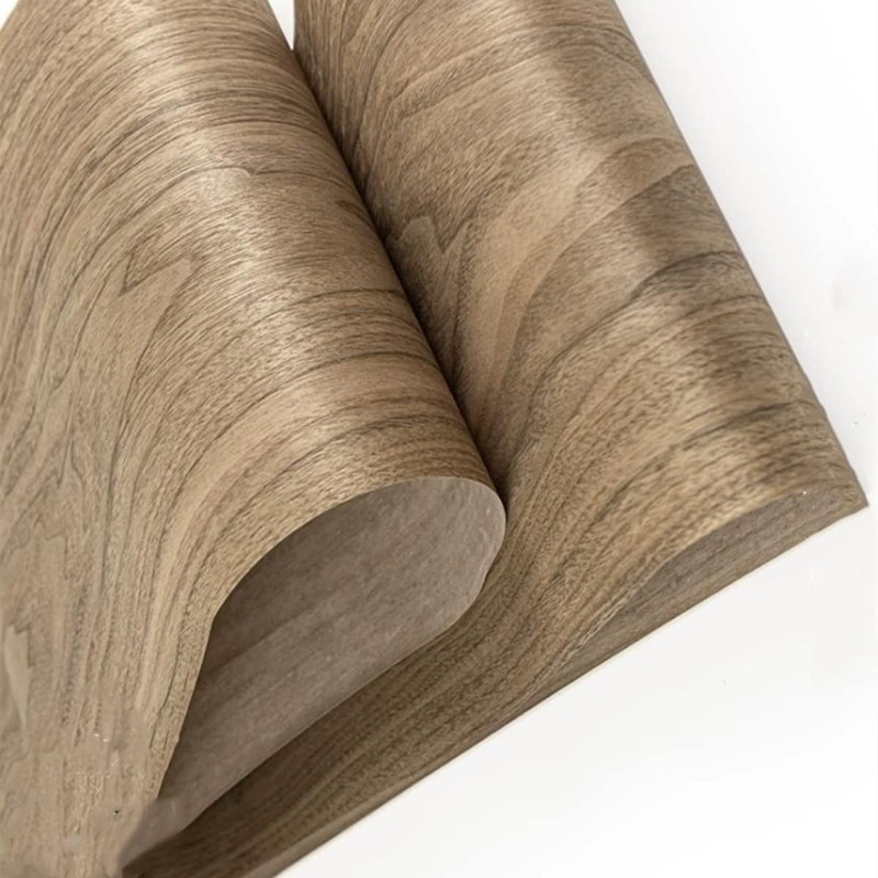 Natural Black Walnut Thin Wood Veneer - 12" Width -