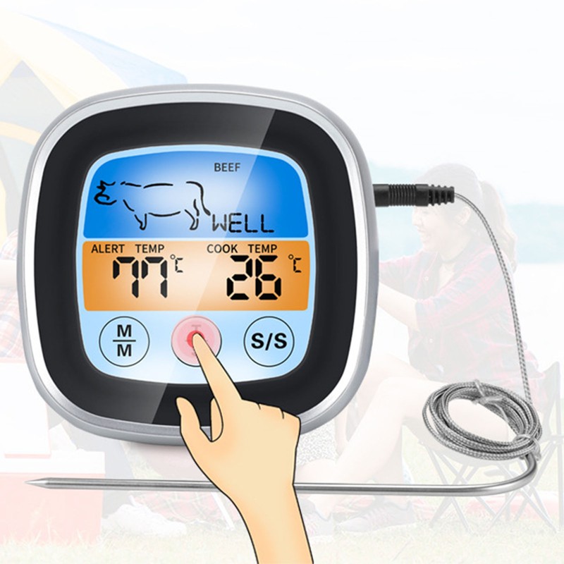 Meat Thermometer for Cooking Digital Food Thermometer Color Screen for