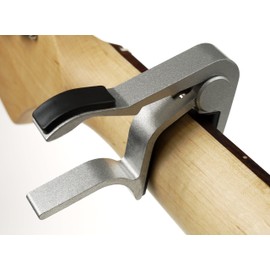 RockJam RJCAPO-CH Universal quick release trigger Guitar Capo for Acoustic Guitar Capo and Electric Guitar Capo Chrome