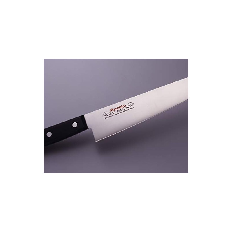 正広作 MV黒合板包丁 ペテー 150mm 14004