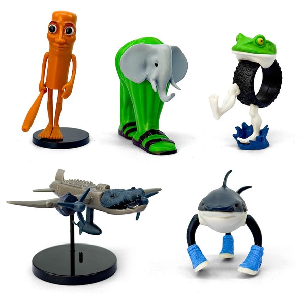 8Pcs Italian Brainrot Action Figures,Tralalero Travala Toy Set Tralalero Travala,Tung